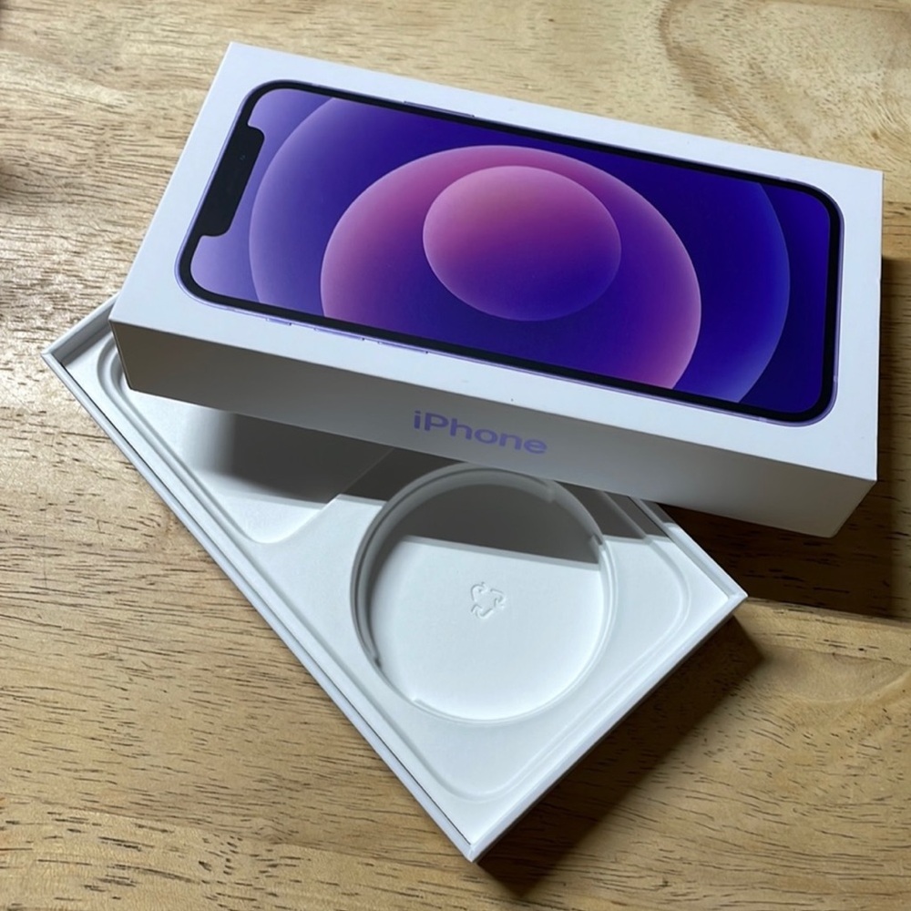 💜 Purple iPhone 12 Box (EMPTY) 💜